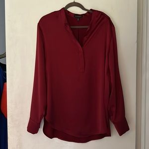 Banana Republic Deep Red Tunic Top